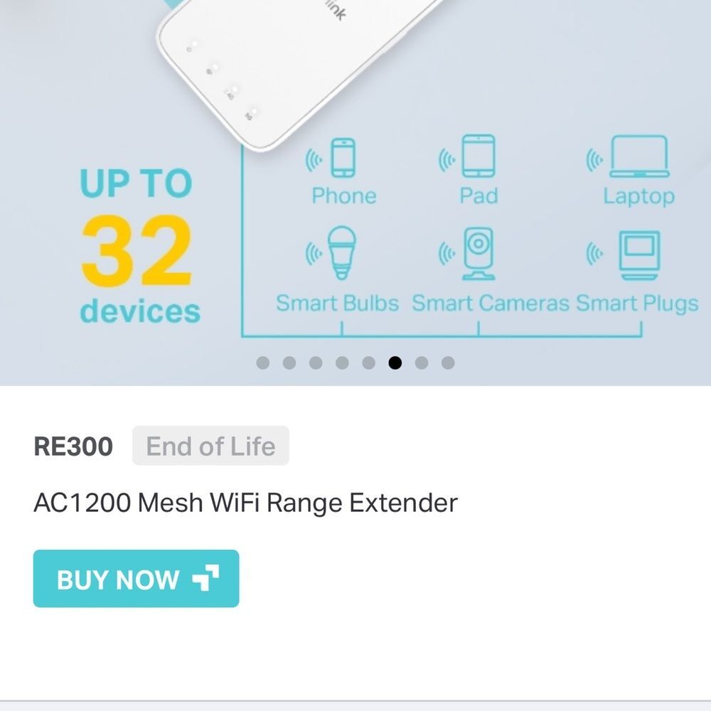 TP Link Mesh Wi Fi Range Extender - Picture 8 of 10